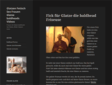 Tablet Screenshot of glatzenfetisch.com